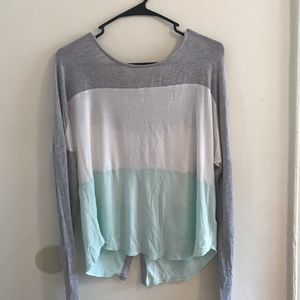 Active stripped long sleeve shirt